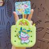 Llavero de Cámara de Proyección Sanrio Genuino Lindo Dibujo Animado Pareja Colgante para Mochila Escolar Llavero de Coche Regalo Venta al Mayoreo