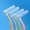 Fabricantes para Adultos y Niños con Cepillo de Dientes Ortodóntico Cepillo Interdental en Forma de L Limpieza Dental Cepillo Interdental