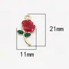 Fabricante de Accesorios de Joyería DIY de Flores en Stock, Accesorios de Colgantes Hechos a Mano en Forma de Corazón, Fabricante de Accesorios de Joyería DIY de Aleación