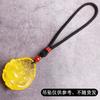 Nuevo ágata roja redonda cuenta botón pieza de mano cuerda colgante DIY Jade texto juego colgante joyería cuerda de mano al por mayor
