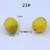 Modelo de Fruta de Espuma Simulada, Enfeites Decorativos, Suprimentos para Layout de Cena, Adereços para Fotografia de Miniaturas