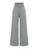 Estilo de Rua Hot Girl Americana Calça Nuvem de Cintura Alta Calça Reta Versátil para Primavera e Outono Moda Casual Calça de Tecido Air Layer Wide Leg