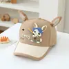 Sombreros de Primavera para Bebés de Guardería, Gorras de Béisbol Lindas de Conejito para Niños, Sombreros de Sol de Verano 2026, Comercio Exterior