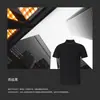 Costura selada sem costura com sensação de gelo! Camisa POLO Casual Masculina de Verão Elegante Simples com Gola Lapela Respirável Confortável Versátil Manga Curta