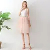 AliExpress Faldas de Malla Explosivas Falda TUTU Amazon Falda de Malla de Color Sólido para Verano