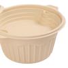Caja de Comida para Llevar de un Solo Compartimento Hecha de Almidón de Maíz, Biodegradable y Ecológica para Restaurantes
