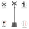 Soporte de TV de Pie 99C Monitor Oculto Pantalla Horizontal y Vertical Base de Soporte Ajustable de Pie 17-43 pulgadas Venta al por Mayor