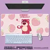 Mouse Pad Urso Morango de Aparência Sofisticada, Fofo, Grande, Pad de Mesa de Alta Qualidade, Pad Antiderrapante para Teclado de Jogo de Computador