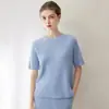 Suéter de Cachemir Rayado Holgado Casual Konsaini 100% Cachemir Simple Versátil Perezoso Tejido