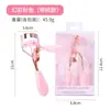 Rizador de Pestañas Rosa Asistente de Pestañas En Caja Rizador Natural Herramienta de Belleza Mango de Plástico Rizador de Pestañas de Acero al Carbono