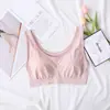 Li Zhiyuan 137 Sujetador Grande Elástico Ropa de Dormir Espalda Hermosa en Forma de U Camiseta sin Mangas de Modal para Mujeres de Tallas Grandes Sujetador Deportivo