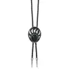 Cadena de Látigo de Caballo Retro Nueva Garra de Oso Piedra Preciosa Collar Colgante Tallado para Hombre Modelo Nuevo