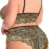 Nuevo Conjunto Sexy de Dos Piezas Transfronterizo Europeo y Americano, Popular en Amazon, Conjunto de Pijama de Encaje Moderno y Cómodo al por Mayor