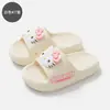 Sandalias para niños kt cat con suelas gruesas, zapatillas antideslizantes para el hogar para niñas, sandalias de EVA para bebés y niños con suela suave, venta al por mayor de verano