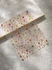 Adesivos Yitu Folha de Bordo Plana para Nail Art Outono e Inverno Nova Moda Celebridade da Internet Popular Padrão de Formiga Adesivos Decorativos Yt7069
