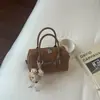 Bolsa de Bowling de Jeans Portátil de Verão Feminina 2026 Novo Estilo Toque de Luxo Leve Nicho Ombro Único Transversal Bolsa Feminina