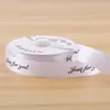 Fábrica em estoque direto 2.5 CM Inglês fita floral flor materiais de embalagem flor presentes fita de cetim atacado