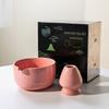 Tigela de Matcha Japonesa Amazon Bico Cogumelo Cerâmica Acessórios Jogo de Chá Suporte para Batedor de Chá Conjunto Cerimônia do Chá Japonesa Transfronteiriço