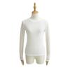 Primavera FS551-25 Nuevo Estilo Europeo y Americano INS Blogger Ligero Transpirable Cuello Redondo Manga Larga Protector Solar Camiseta Tejida