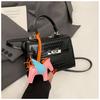 Bolso Versátil Estilo Francés con Patrón de Cocodrilo para Mujer, Nuevo Bolso de Hombro Simple de Moda Primavera/Verano 2026, Bolso de Mano Kelly Súper Popular