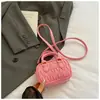 Mini Bolsa de Mão para Mulheres, Plissada Novo Estilo, Mochila da Moda, Bolsa Transversal Casual Versátil, Bolsa de Ombro Leve, Transfronteiriça