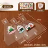 Saco de Embalagem Especial para Bolinhos de Arroz Triangulares, Saco de Embalagem para Molde de Sushi de Alga Marinha em Papel, Anti-embaçante, Grau Alimentício, Micro-ondas