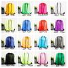 Bolsa de almacenamiento con cordón para deportes de baloncesto, mochila de bolsillo para maratón, poliéster 210D, x20 unidades