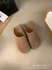 Em Estoque Sandálias Birkenstock Cloud Step Classic de Couro Genuíno, Sapatos Fechados de Bico Redondo, Sapatos Planos Confortáveis Estilo Mori