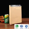 Bolsa de embalaje de papel de aluminio para barbacoa, aislante a prueba de aceite, transfronteriza, hecha a medida para brochetas fritas, pollo frito y snacks nocturnos, bolsa desechable comercial de papel de aluminio