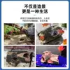 Casa escondite hecha a mano para reptiles, casa escondite para decoración de acuario, plataforma de sol para tortugas, cueva de árbol para lagartos y geckos, planta sumergible