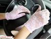 Nuevos guantes delgados de encaje de verano con protección solar para conducir antideslizantes guantes de dedo para actuación de boda fabricantes venta al por mayor