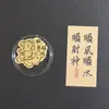 Pegatinas para Teléfono de Oro Puro 999 con los Doce Animales del Zodiaco: Caballo, Mono, Oveja, Rata, Dragón, Regalos Promocionales de Transmisión en Vivo, Diseños Personalizados