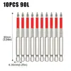 Conjunto S2 Vermelho Pontas de Chave de Fenda Phillips Magnéticas Fortes Alto Torque Antiderrapantes Cabeças de Chave de Fenda Universais Resistentes ao Desgaste