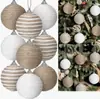Decoração de Árvore de Natal de Novo Produto Transfronteiriça Decoração Feita à Mão Presente Pendurado Corda de Algodão Bola de Natal Pequeno Pingente Pingente de Atmosfera Festiva