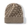 Gorro de mujer 100% cachemir puro estilo coreano protección para las orejas tejido de lana lana casual combinable grueso cálido gorro de partículas