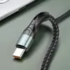 Cabo de Dados Trançado de Nylon para Venda por Atacado 100W Carregamento Rápido Adequado para Celulares Apple, Huawei e Android Cabo de Carregamento Rápido Tipo-C Puro