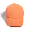 Gorra de Béisbol de Color Sólido Unisex para Niños Transfronteriza Casual Versátil Protector Solar para Exteriores Gorra con Visera Personalizable
