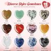 Popular Set de Regalo de San Valentín de Amazon: Artesanías de Piedra Natural Cristalina con Forma de Corazón de 2 cm para la Palma de la Mano
