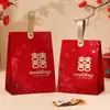 Nova Caixa de Açúcar Fosco Estilo Chinês Casamento Luz de Luxo Portátil Caixa de Doces de Casamento Caixa de Presente de Acompanhamento Caixa de Doces Criativa para Casamento