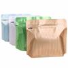 Saco para Café Zhanfei 500g Papel Kraft Diamante Folha de Alumínio Saco Auto-suportável Triângulo Imprimível Saco para Chá Saco para Alimentos