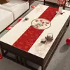 Novo jogo americano de PVC estilo chinês, à prova d'água, à prova de óleo e resistente ao calor para mesas de centro, salas de estar, mesas de jantar, bancadas de mármore e madeira maciça