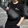 Nova bolsa de peito masculina com toque de alta qualidade, bolsa transversal de ombro para motocicleta com fecho magnético, bolsa transversal masculina para ciclismo