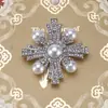 Broche Barroco Retro Broche de Cruz Exagerada Broche Moda Accesorios de Ropa Multifuncionales Stock al por Mayor