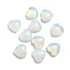 Pedra Natural de Jade Pó de Cristal Joias de Cristal Acessórios para Joias de Ametista 25X6Mm Coração Presente
