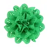 Tela de gasa de malla hueca simple europea y americana flor color sólido diy correa para el pelo de niños zapatos sombrero corsage material accesorios