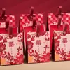 Bolsa Caja de Dulces Doble Felicidad Grande, Caja de Dulces de Empaque de Regalo de Nicho de Alta Gama para Bodas y Compromisos
