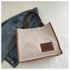 Bolso Tote Trendy de Estudiante Universitario Europeo y Americano Bolso de Hombro 2025 Bolso de Mano de Trabajo para Mujer Gran Capacidad Estilo Japonés