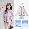 Pudding Haru Roupas Infantis Jaqueta 2026 Verão Novo Estilo Fio Original Jaqueta de Proteção Solar Roupas de Verão com Proteção Solar para Meninas Upf50+