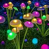 Lámpara de Hongo Nueva con Energía Solar, Superventas Transfronterizo, Lámpara de Suelo Decorativa de Medusa, Lámpara de Ambiente para Jardín Exterior, Lámpara de Césped