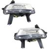 Farol de neblina para Buick LaCrosse 2014-2016, conjunto esquerdo e direito, 2 lentes transparentes CAPA